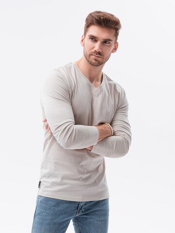 Ombre Shirt 'L136' in Beige: front