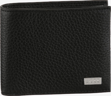 BOSS Orange Wallet in Black: front