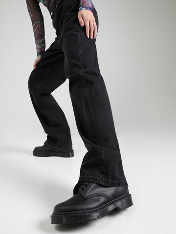 Calvin Klein Jeans Широка кройка Дънки в черно