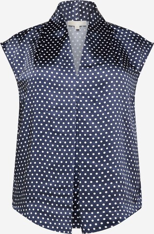 Michael Kors Plus Blouse in Blue: front