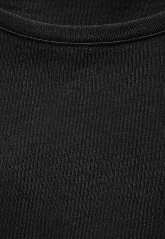STREET ONE Basic Shirt in Schwarz