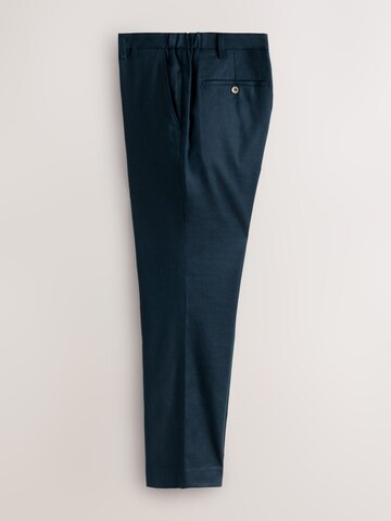Next Slim fit Trousers with creases 'Motionflex' in Blue