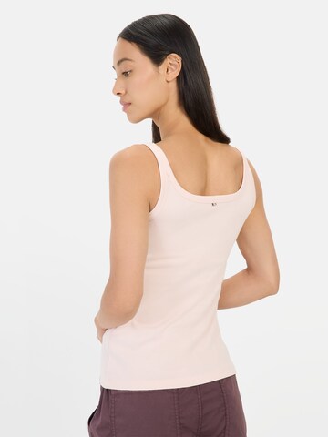 CAMEL ACTIVE Basic Top aus reiner Baumwolle in Weiß