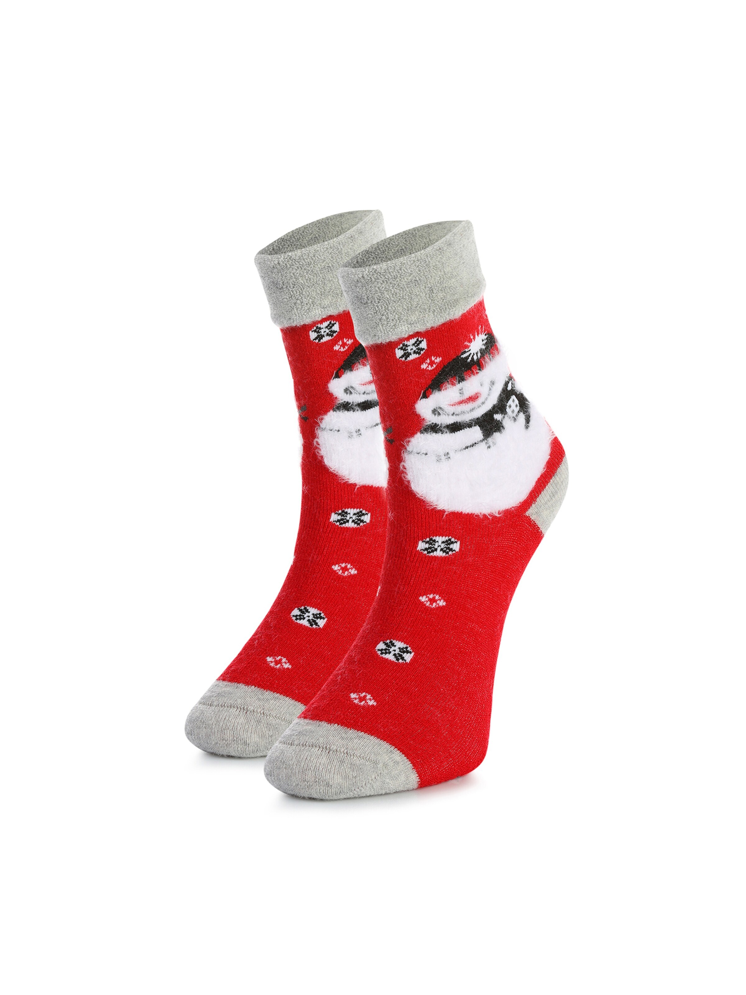 Crea Socks Sukat 'Weihnachten Santa' värissä punainen: etupuoli