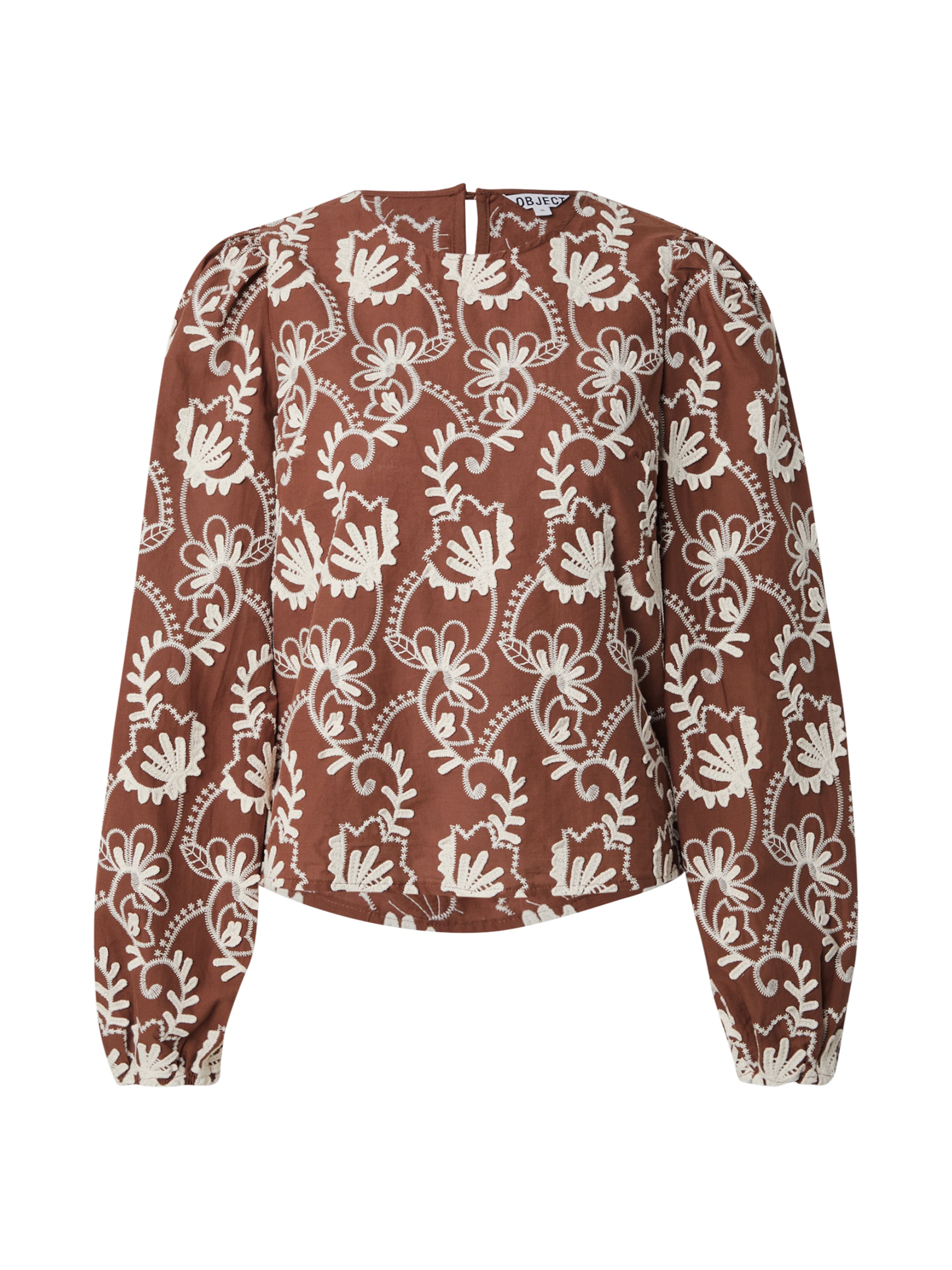 OBJECT Blouse 'OBJMya' in Bruin: voorkant