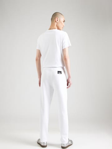 Karl Lagerfeld Normální Kalhoty – bílá: zadní strana