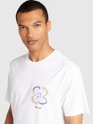 NN07 Koszulka 'Adam' w kolorze biały