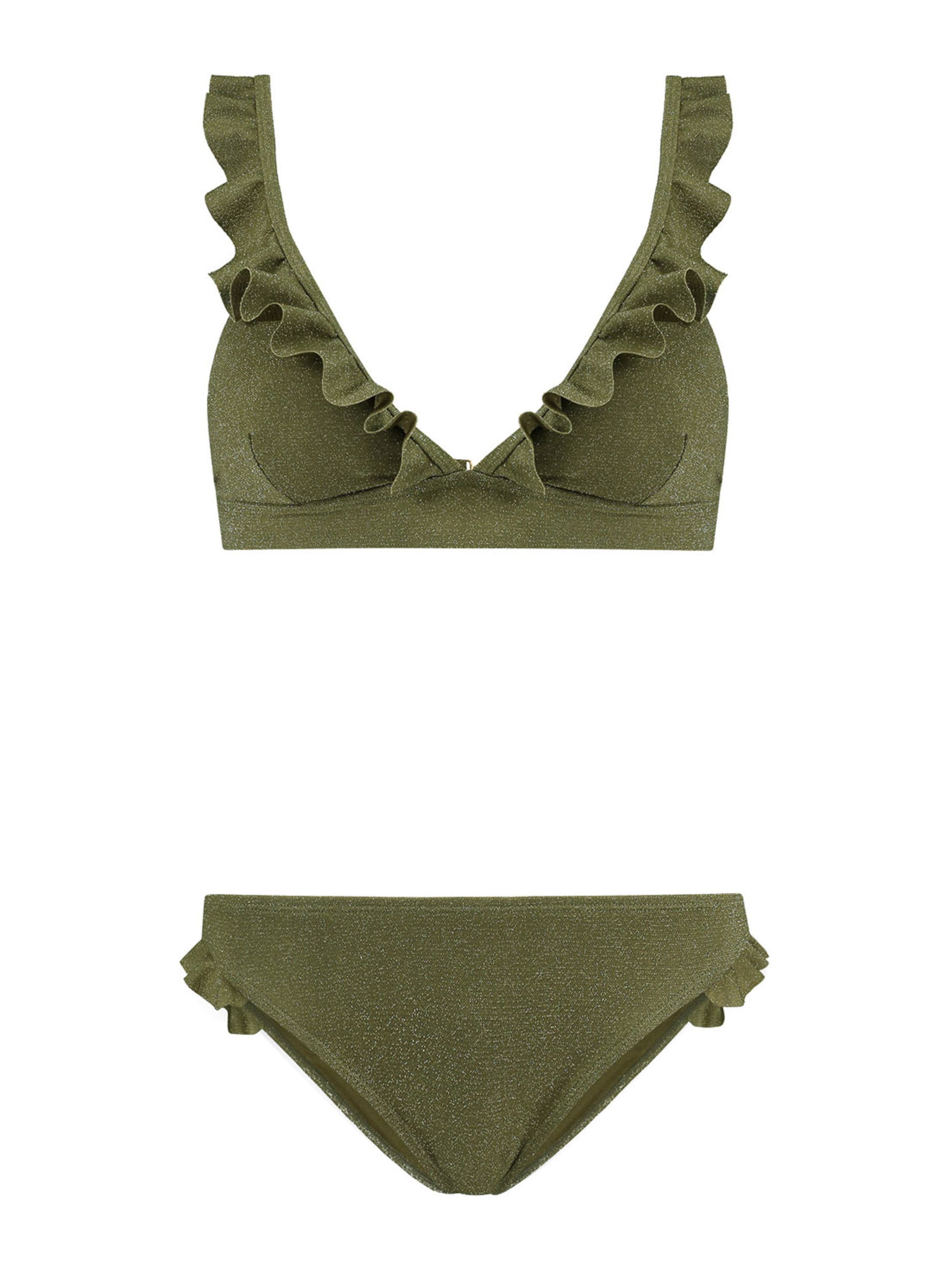 Shiwi Triangle Bikini 'BOBBY' in Green: front