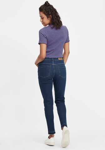 Oxmo Slimfit Jeans Hose in Blau