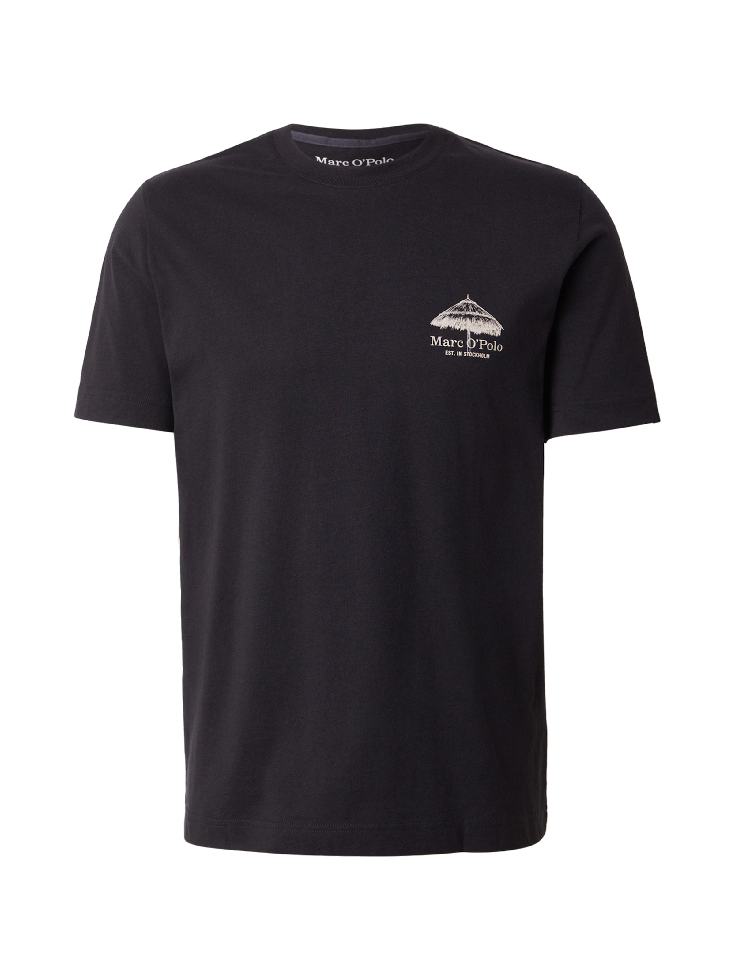 T-Shirt Marc O'Polo en noir : devant