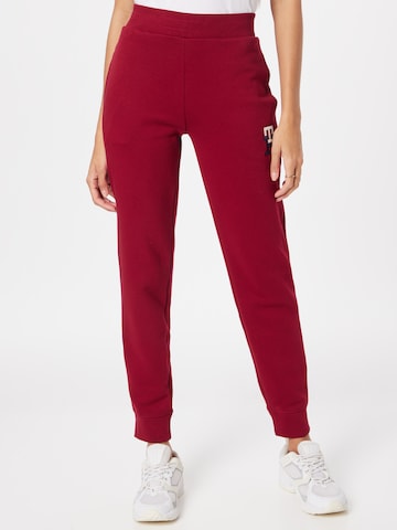 TOMMY HILFIGER Tapered Trousers in Red: front