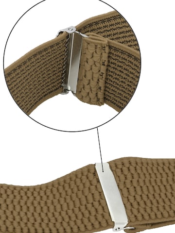 Fabio Farini Hosenträger 'X Form' in Beige