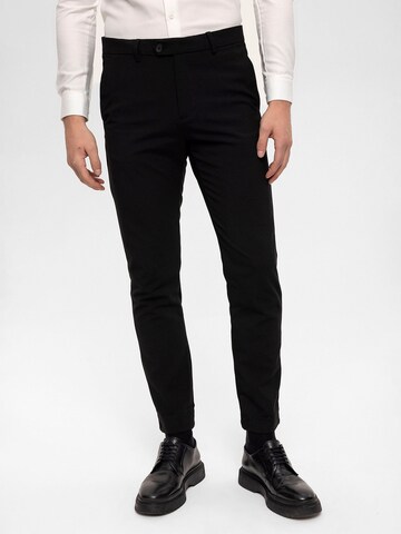 Coupe slim Pantalon Antioch en noir