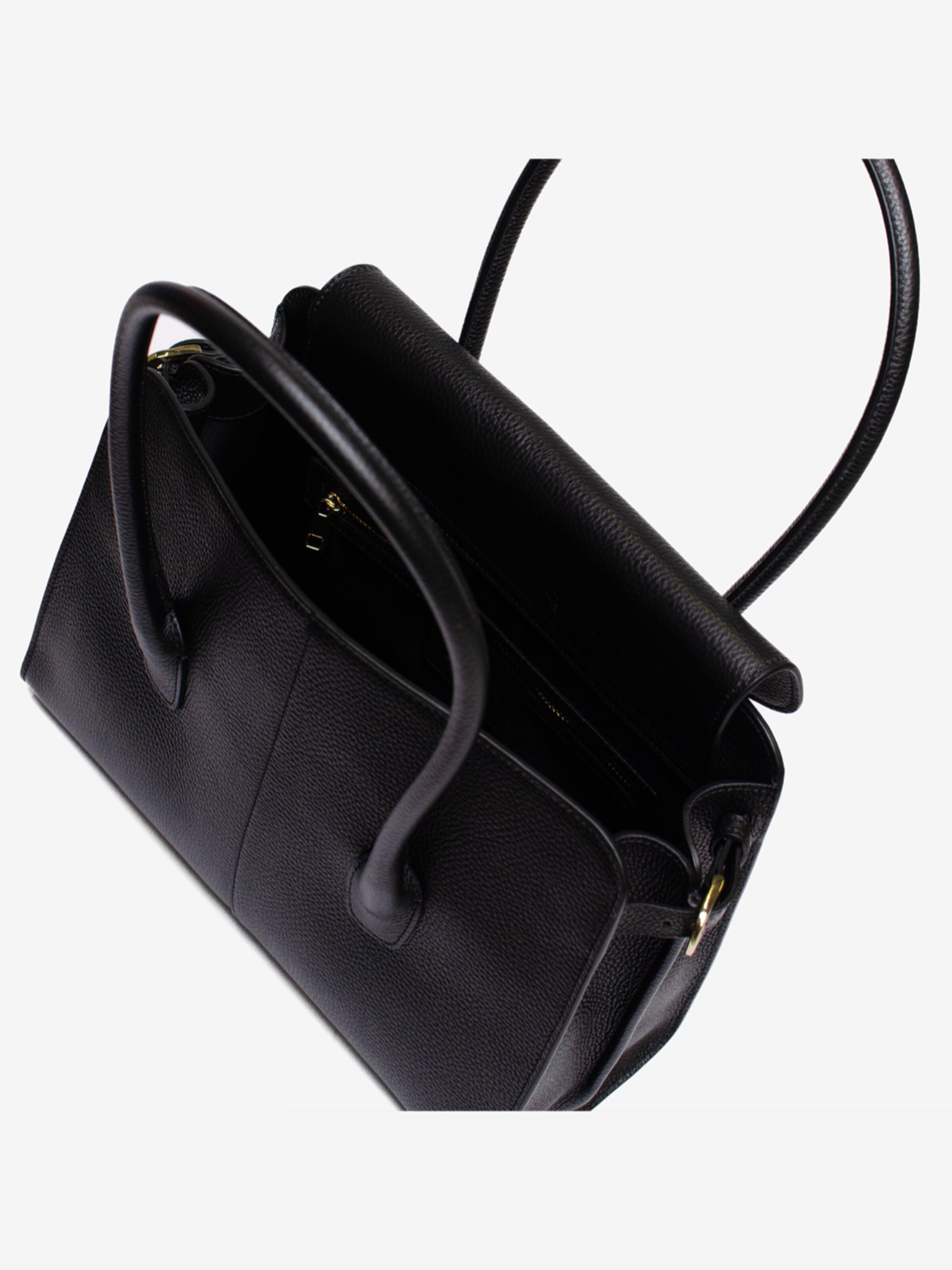 Borsa a mano 'Loretto' di Latalia in nero