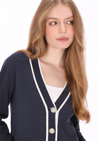 Cardigan DreiMaster Maritim en bleu