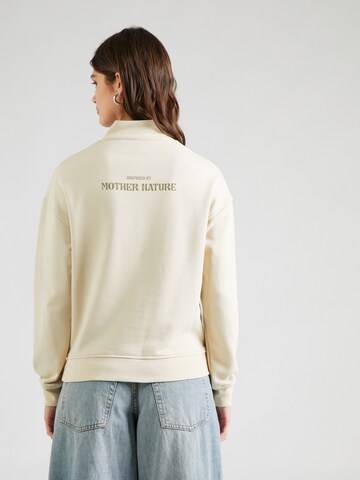 Felpa di NU-IN in beige: frontale