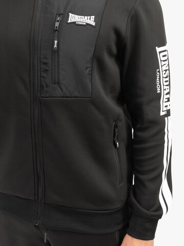 LONSDALE Тренировочный костюм 'BULOUGH' в Черный