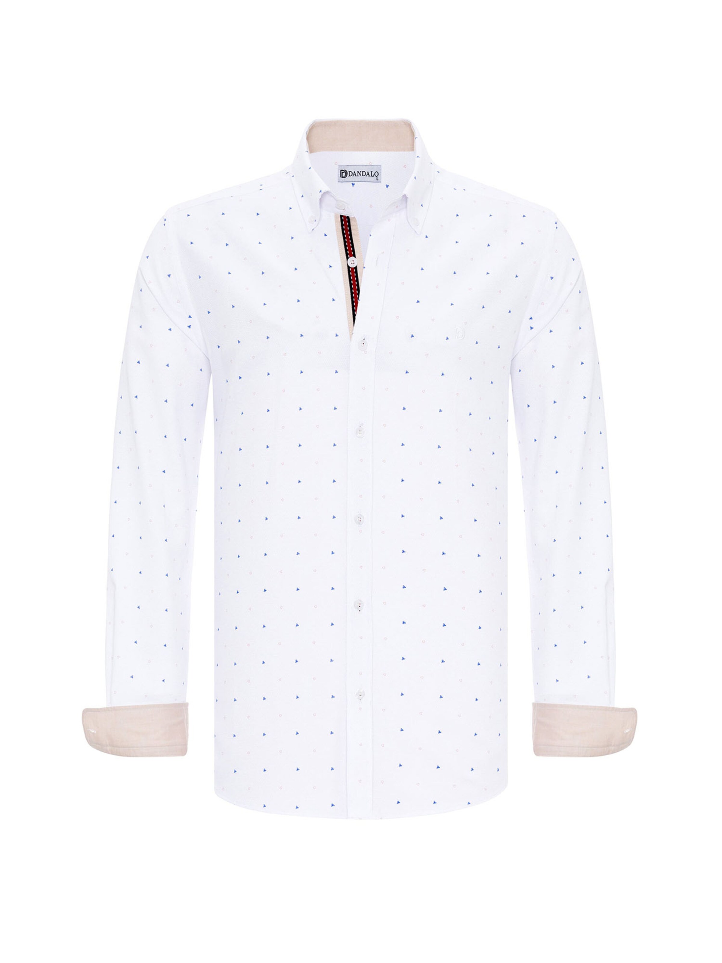 Dandalo Klasický střih Košile – bílá: přední strana
