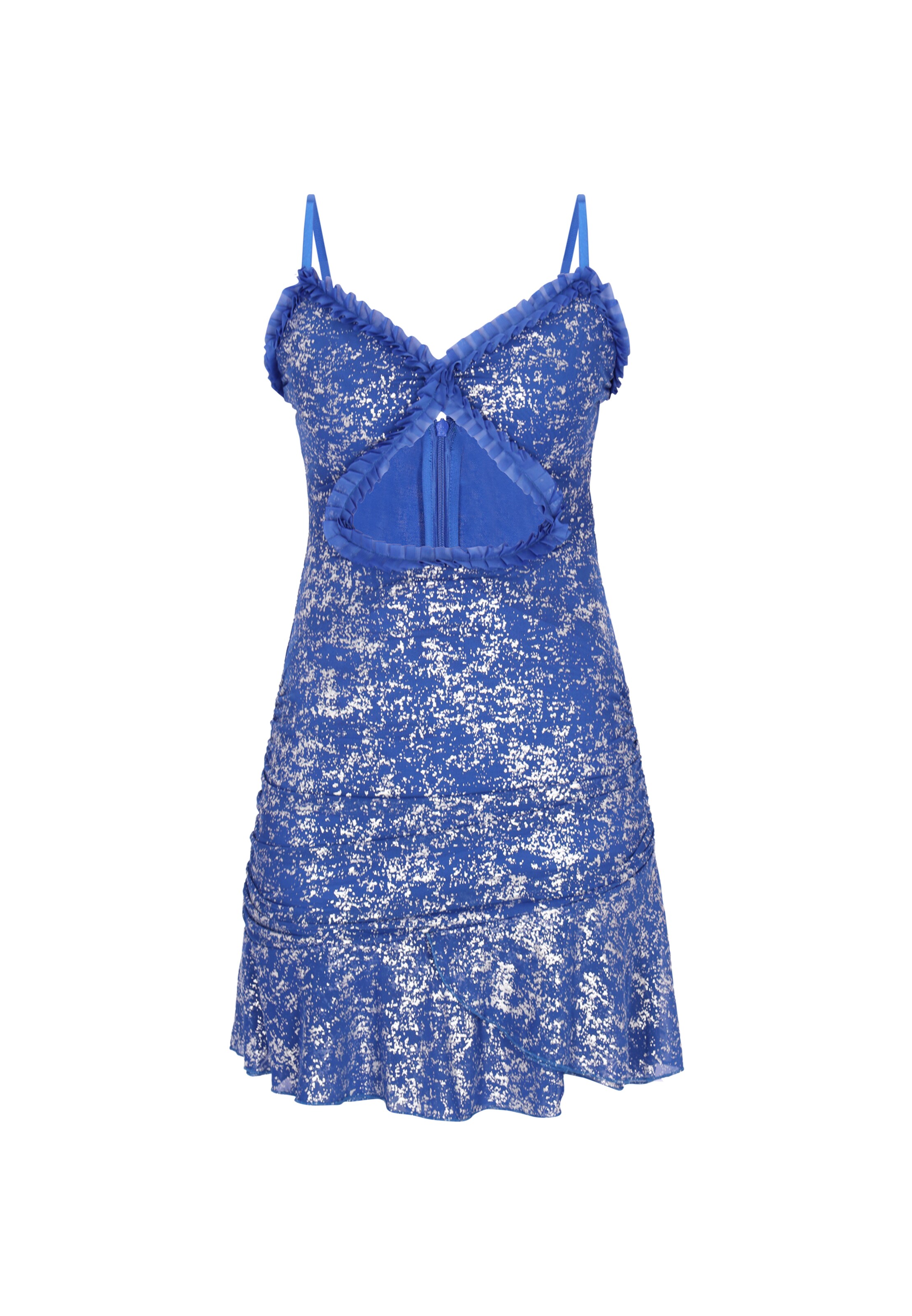 Robe 'Festive' faina en bleu : devant