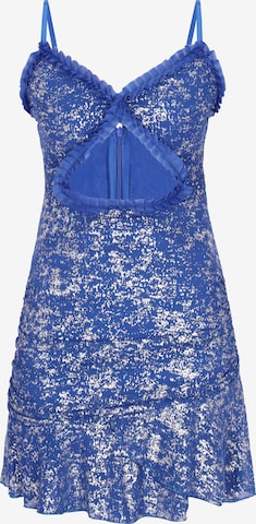 Robe 'Festive' faina en bleu : devant