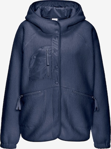 Veste en polaire VIVANCE by LASCANA en bleu : devant