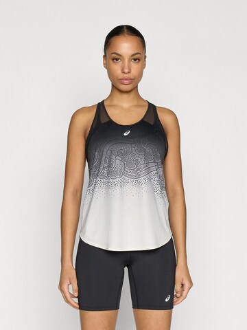 ASICS Sporttop 'ROAD FADE' in Zwart: voorkant