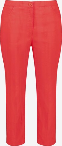 SAMOON Regular Hose 'Betty' in Rot: predná strana