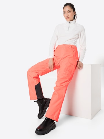 HELLY HANSEN Regularen Outdoor hlače | oranžna barva