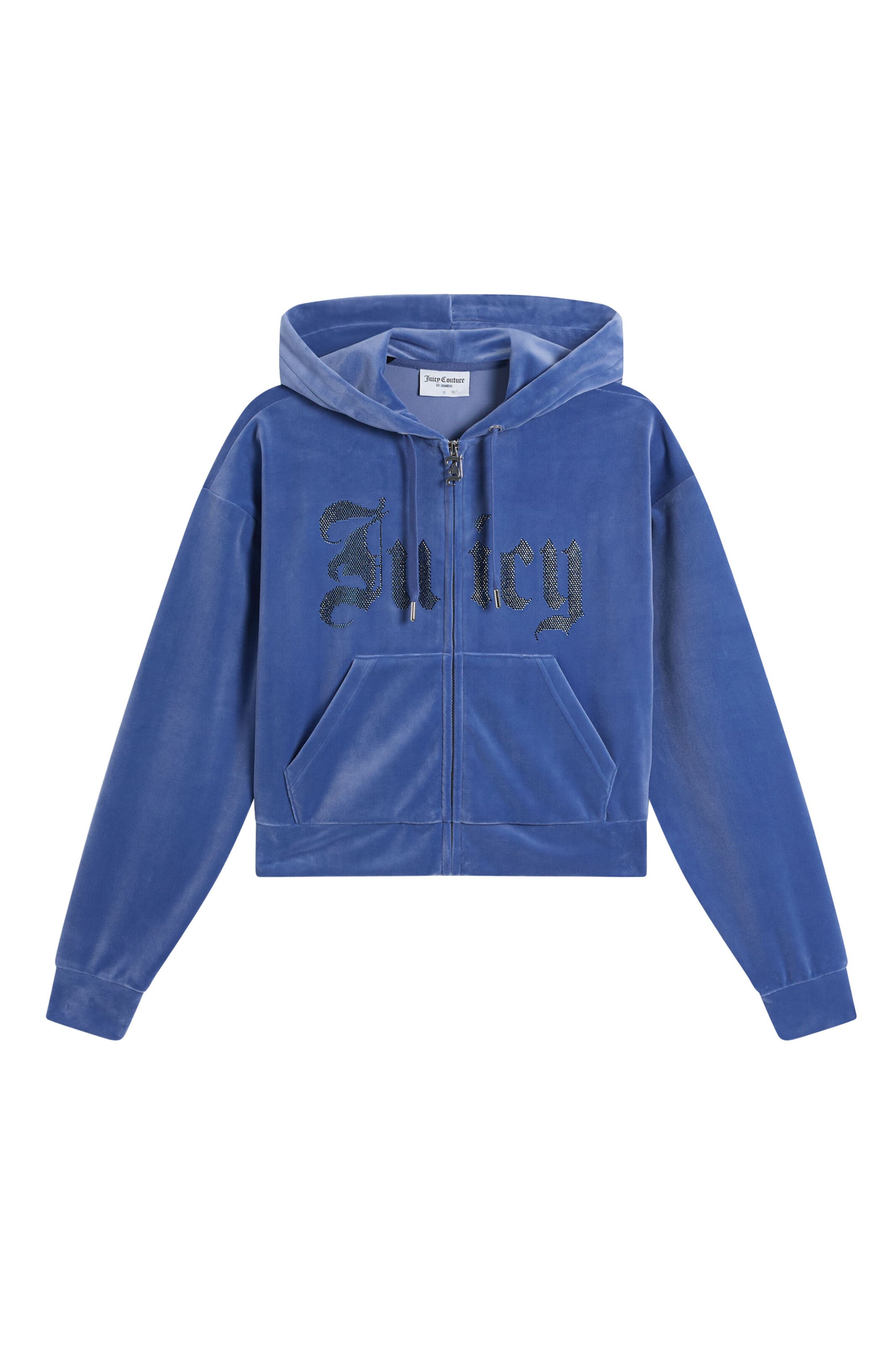Juicy Couture Sweatjacke in Blau: Vorderseite