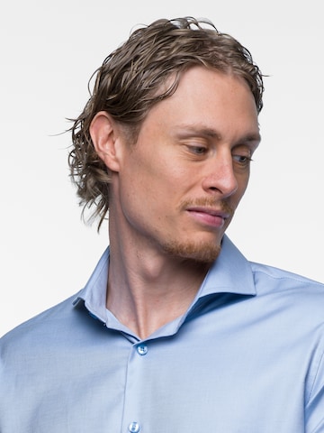 Slim fit Camicia business 'Twill' di Vercate in blu
