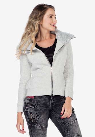 CIPO & BAXX Sweatjacke in Grau