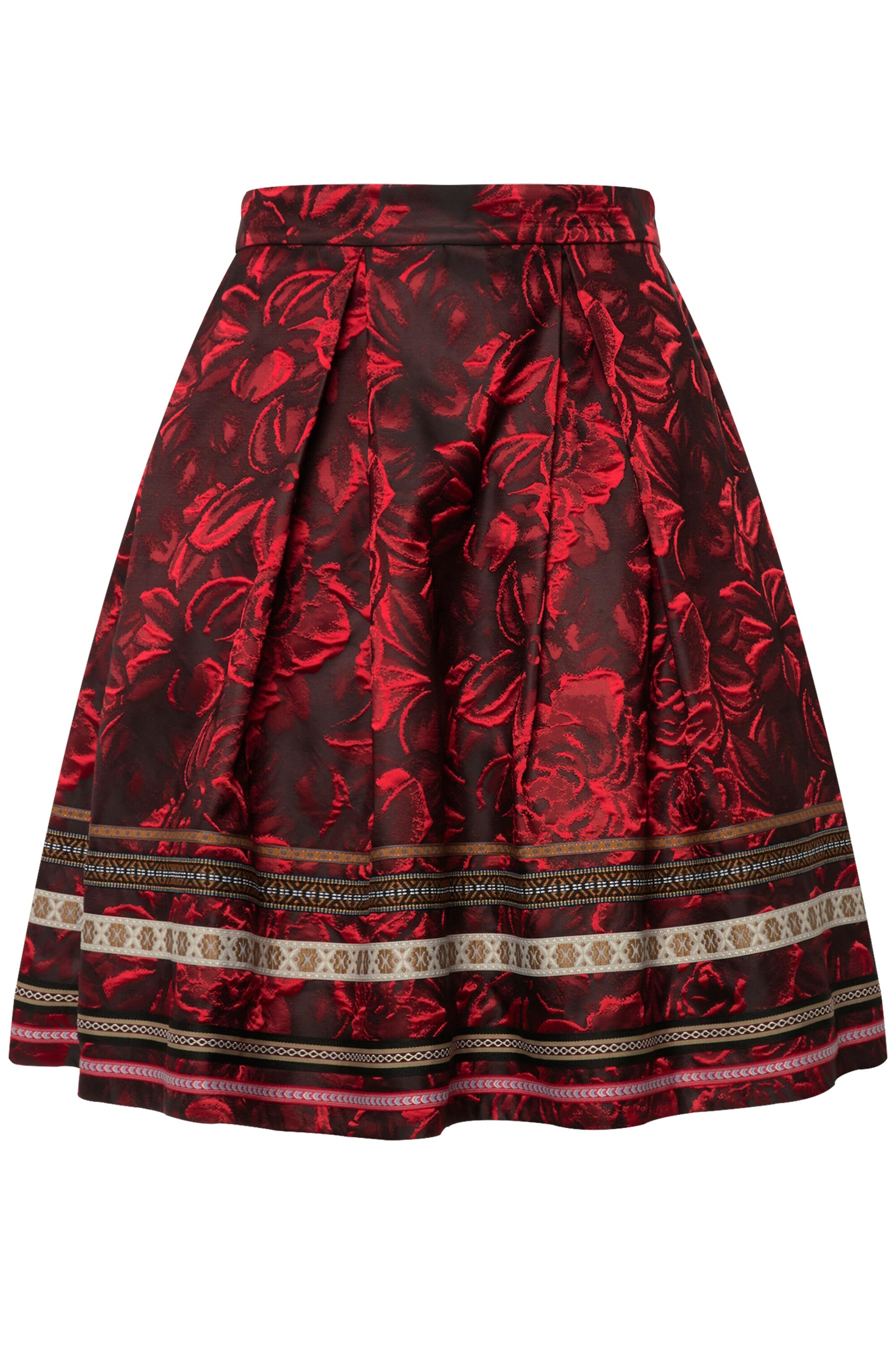 Ulla Popken Rok in Rood: voorkant