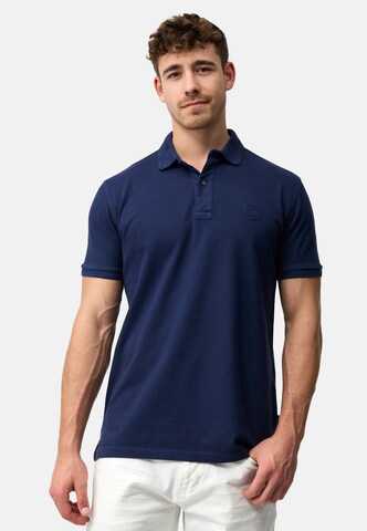 INDICODE JEANS Shirt 'Jorah' in Blauw: voorkant