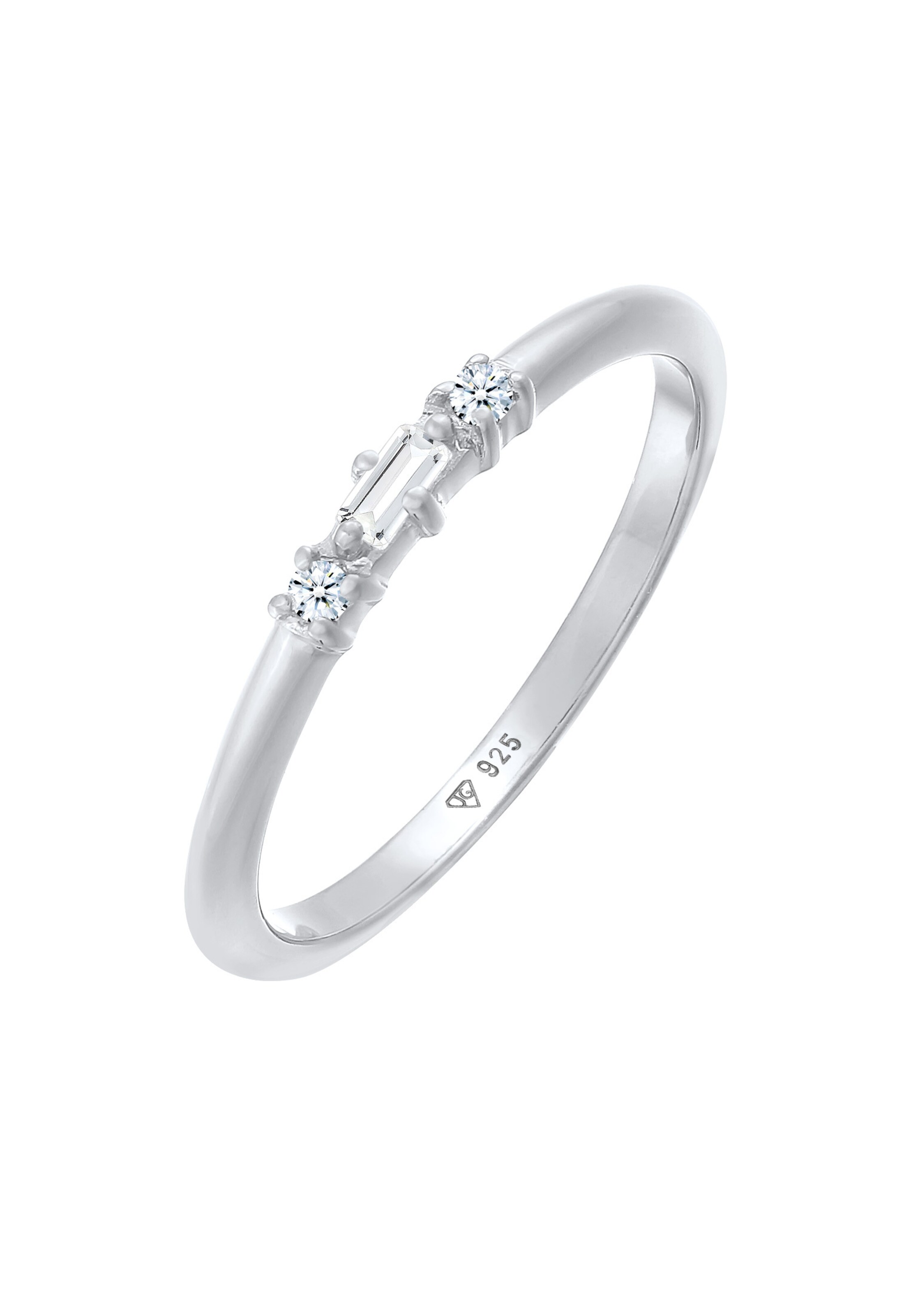 Bague Elli DIAMONDS en argent : devant