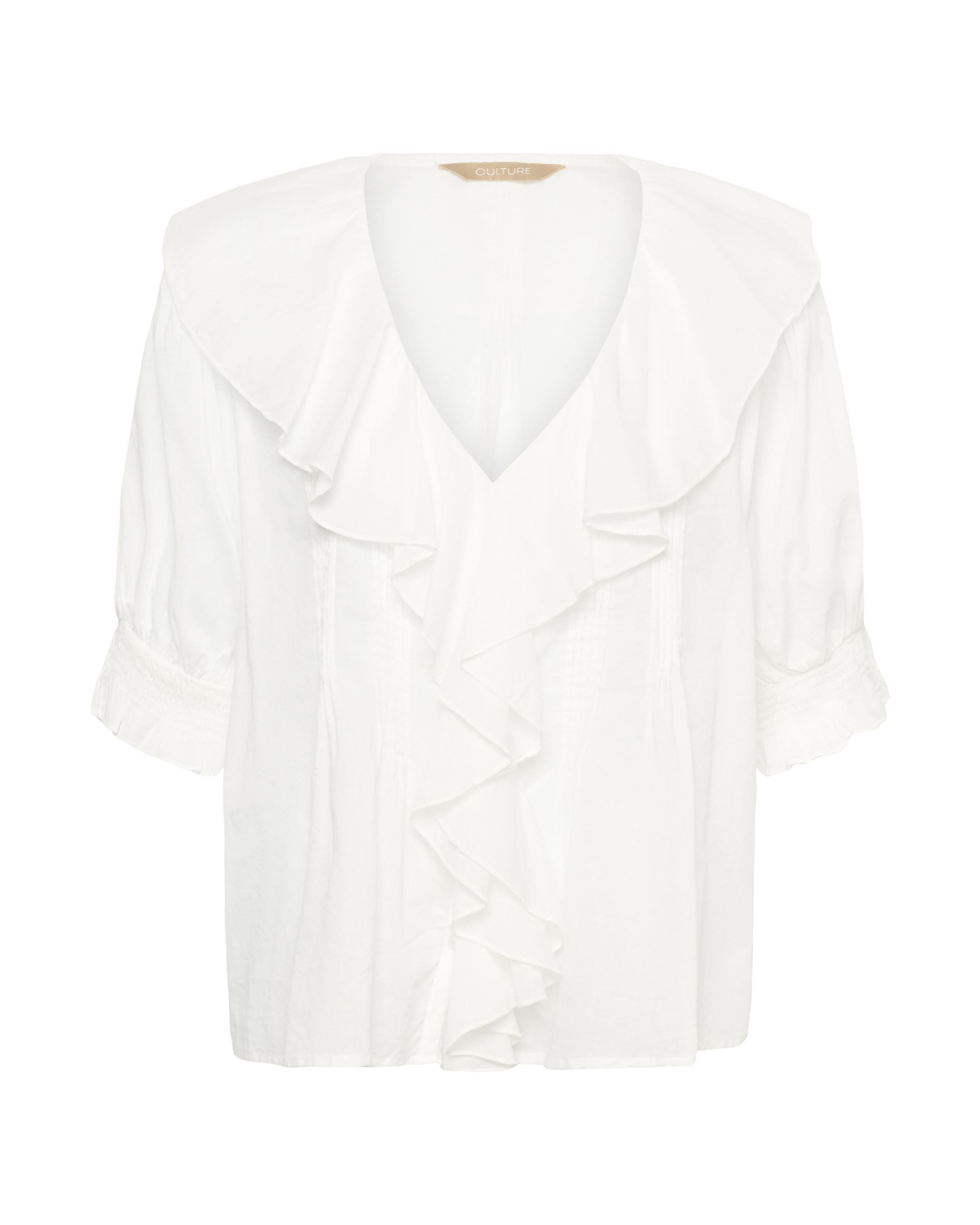 CULTURE Blouse 'Musso' in White: front
