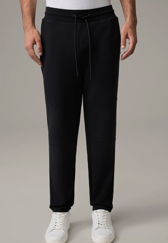 STRELLSON Regular Trousers 'Dante' in Black: front