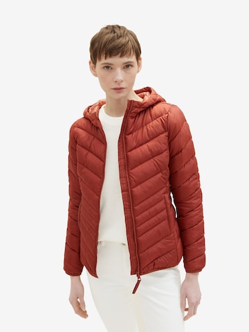 TOM TAILOR DENIM Between-Season Jacket in Red: front