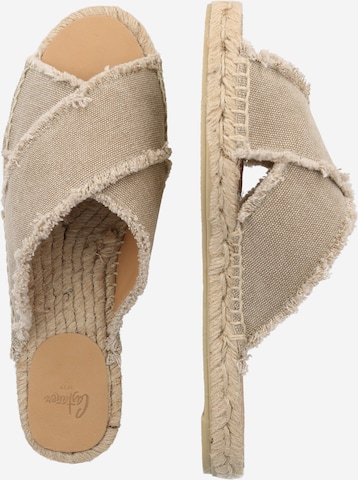 Castañer Pantolette 'Palmera' in Beige