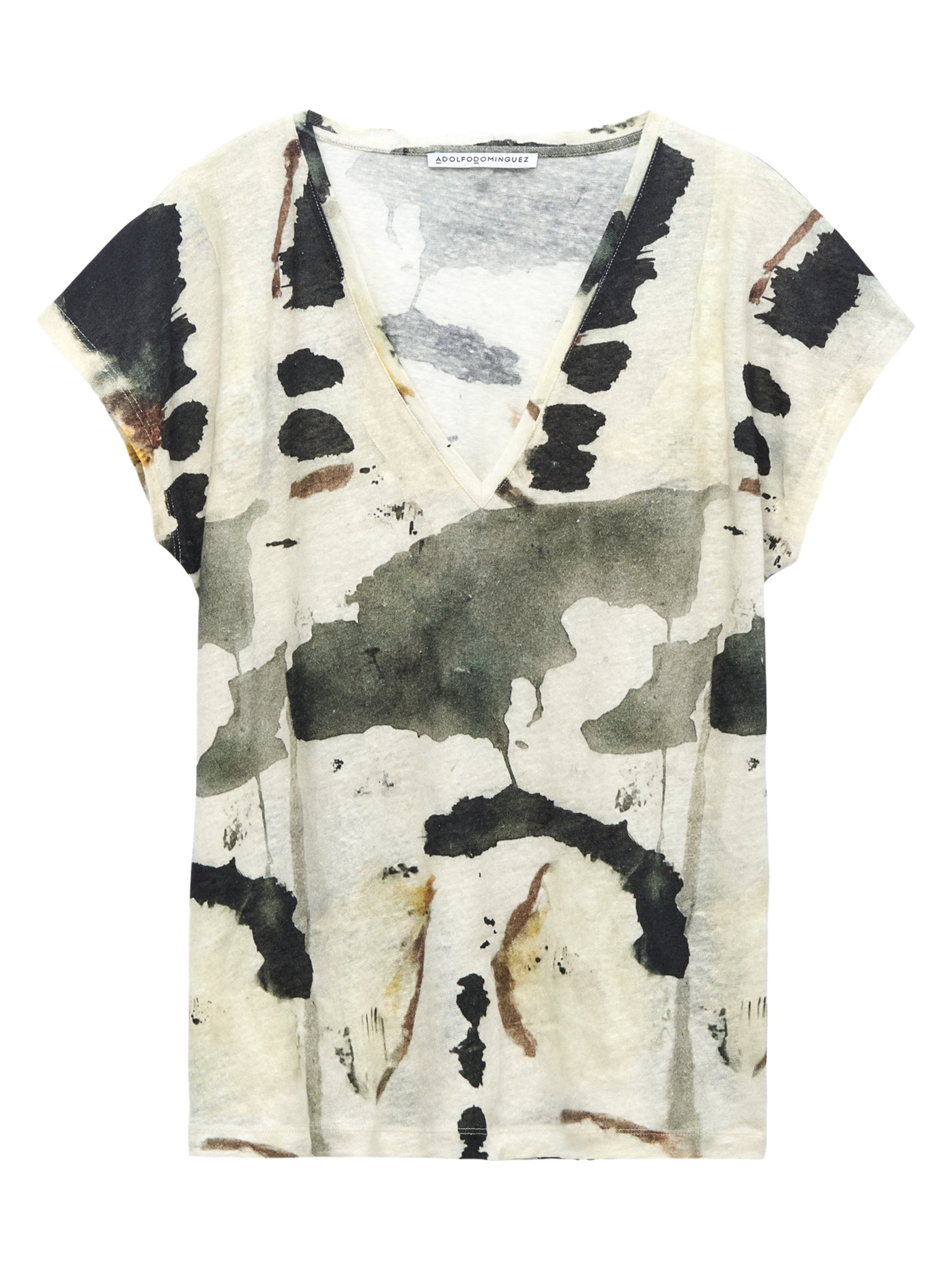 Adolfo Dominguez - Camisa em mistura de cores: frente