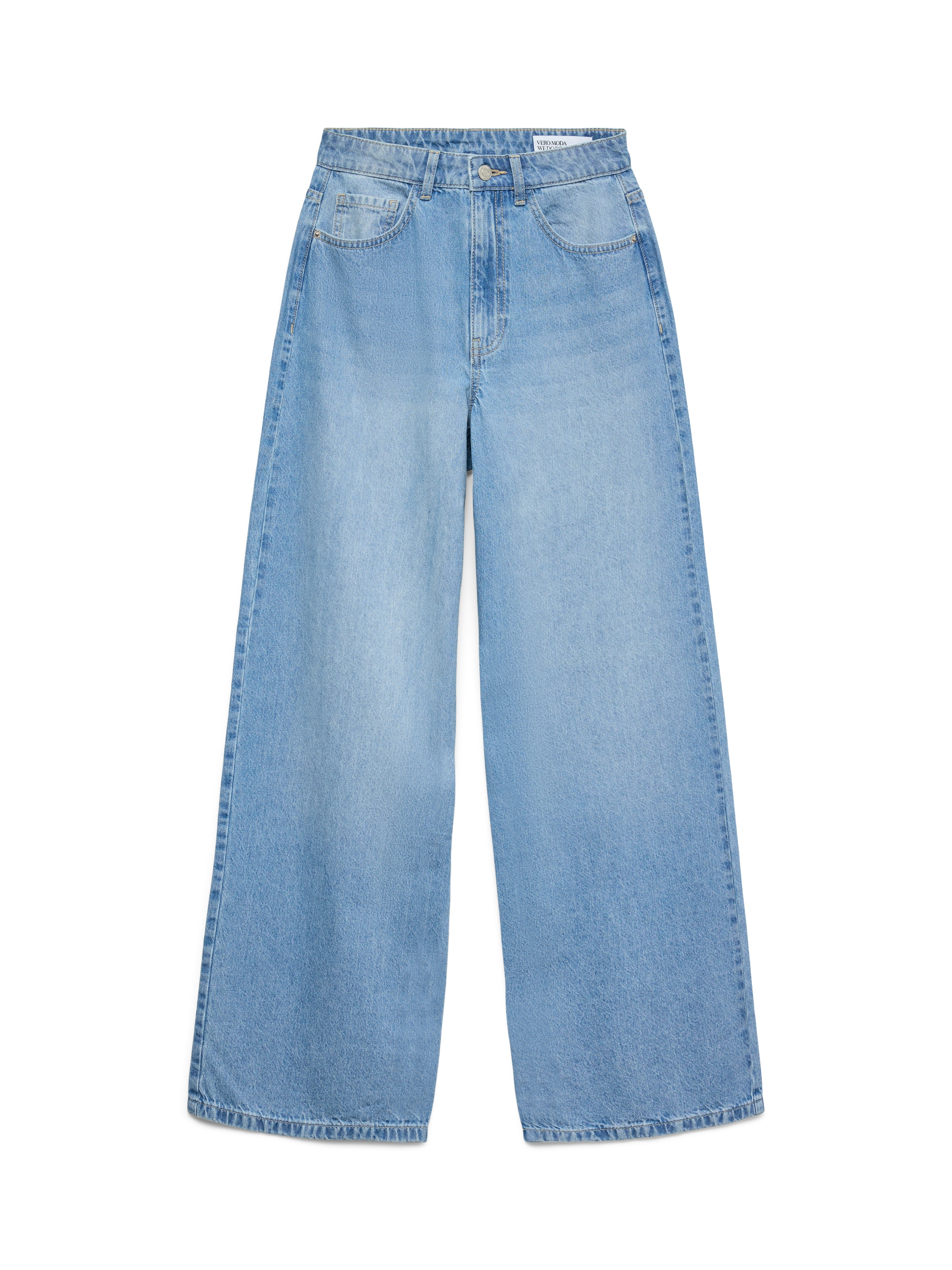VERO MODA Широки крачоли Дънки 'VMKIRSA' в синьо: отпред