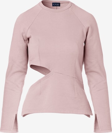 KAN Sweatshirt in Pink: predná strana