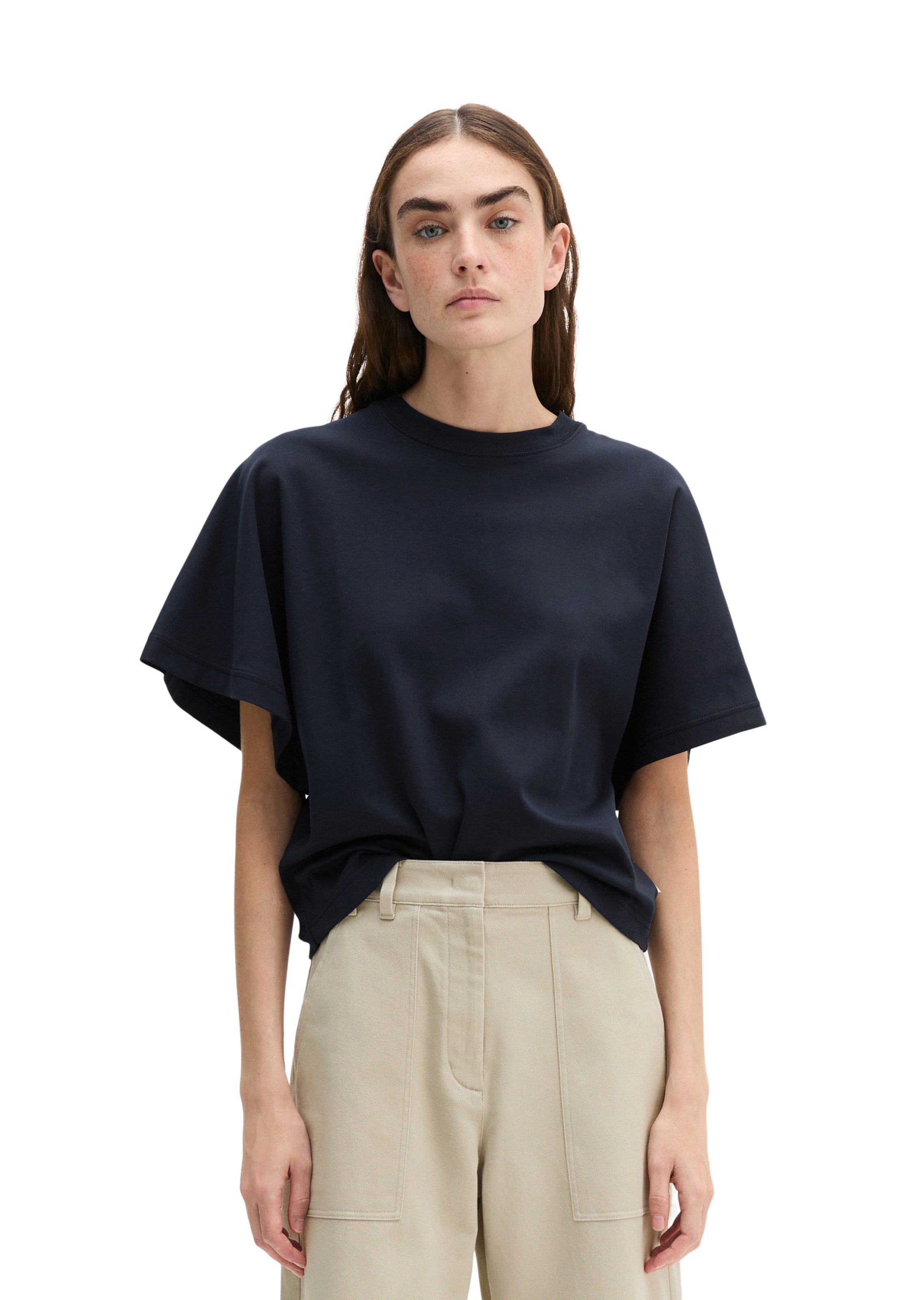 Marc O'Polo Shirt in Blauw: voorkant