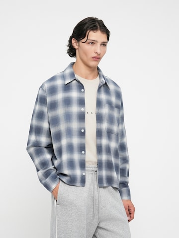 HOLLISTER Regular fit Overhemd in Blauw