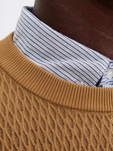 JACK & JONES Sweater '12283381' in Beige