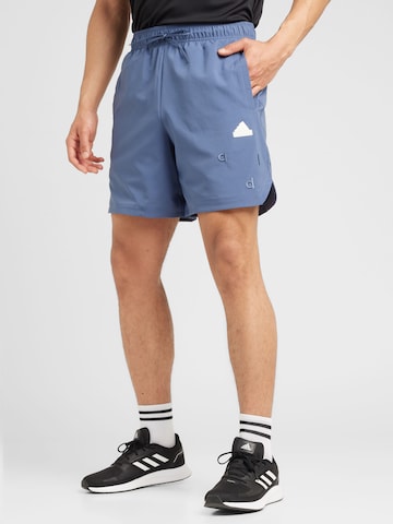 ADIDAS SPORTSWEAR regular Παντελόνι φόρμας σε γκρι: μπροστά