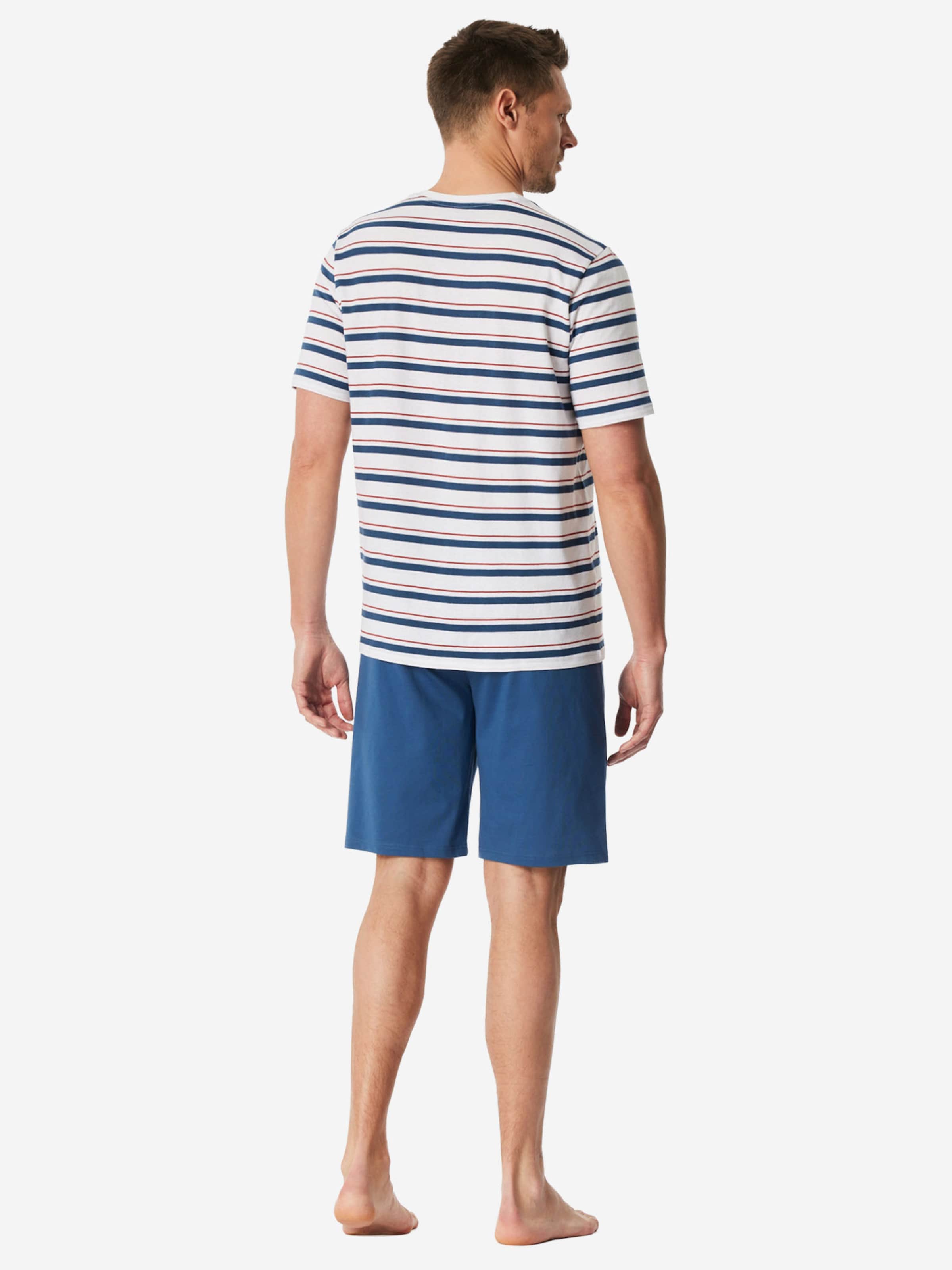 Pyjama court ' Casual ' SCHIESSER en bleu