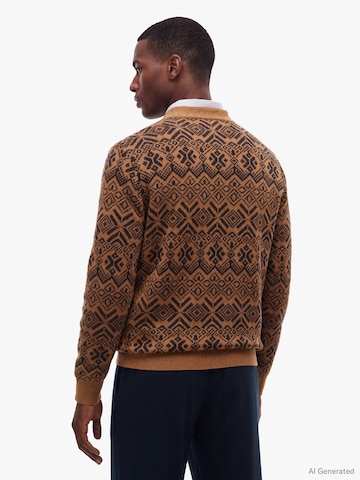 TOMMY HILFIGER Pullover in Braun