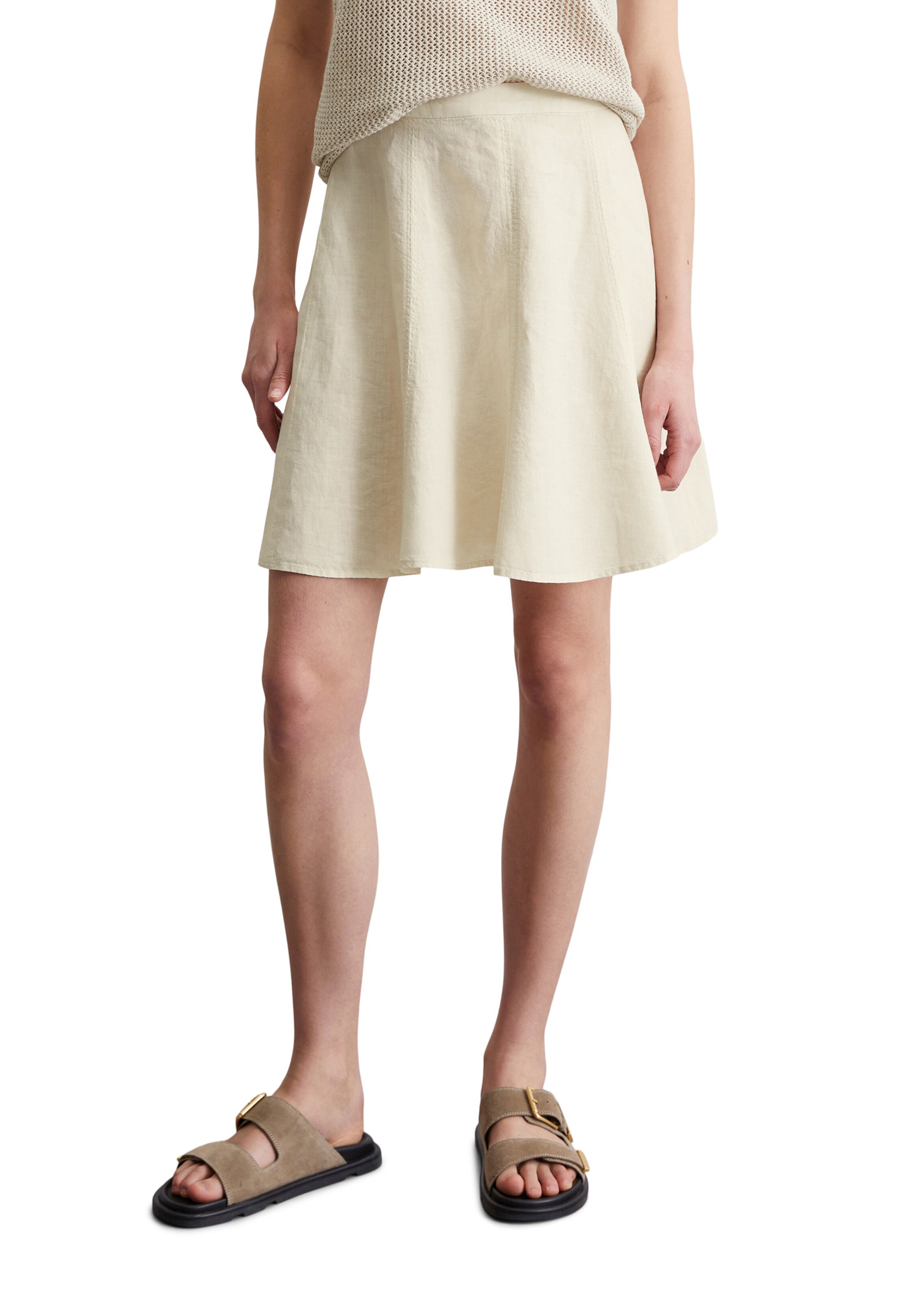 Marc O'Polo Skirt in Beige: front