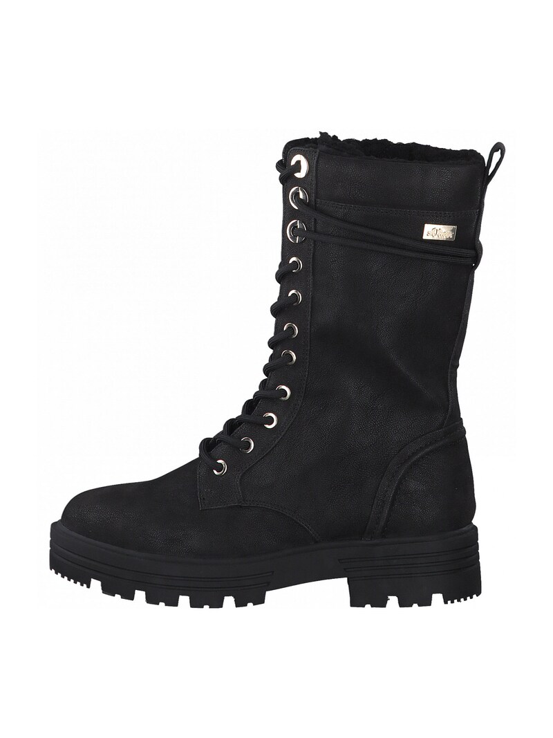 Boots s.Oliver Lace-up boots Black
