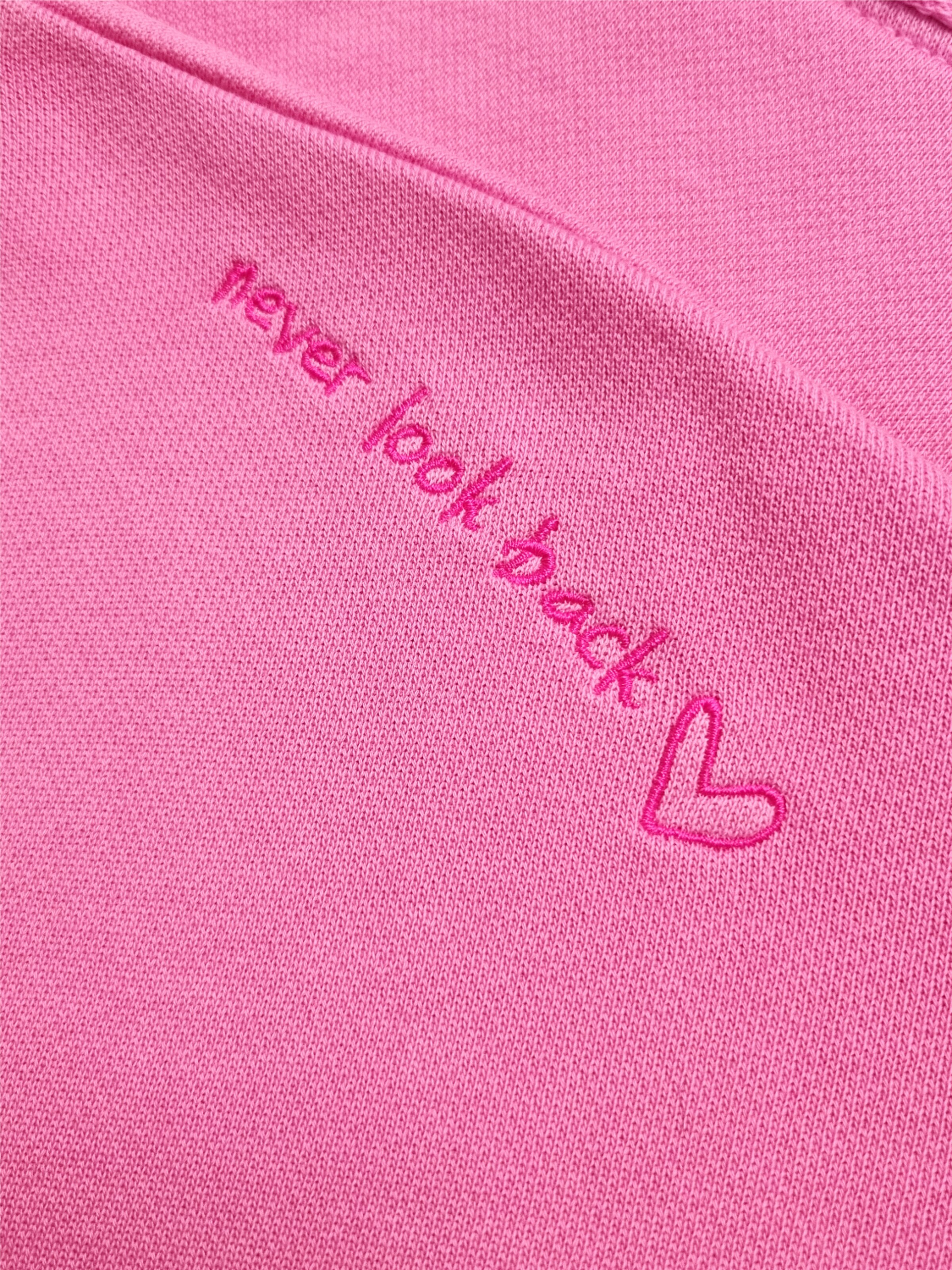 LIKS. Munich Sweatshirt 'keep the feeling' in Pink